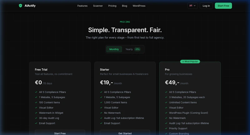 AIActify screenshot 1