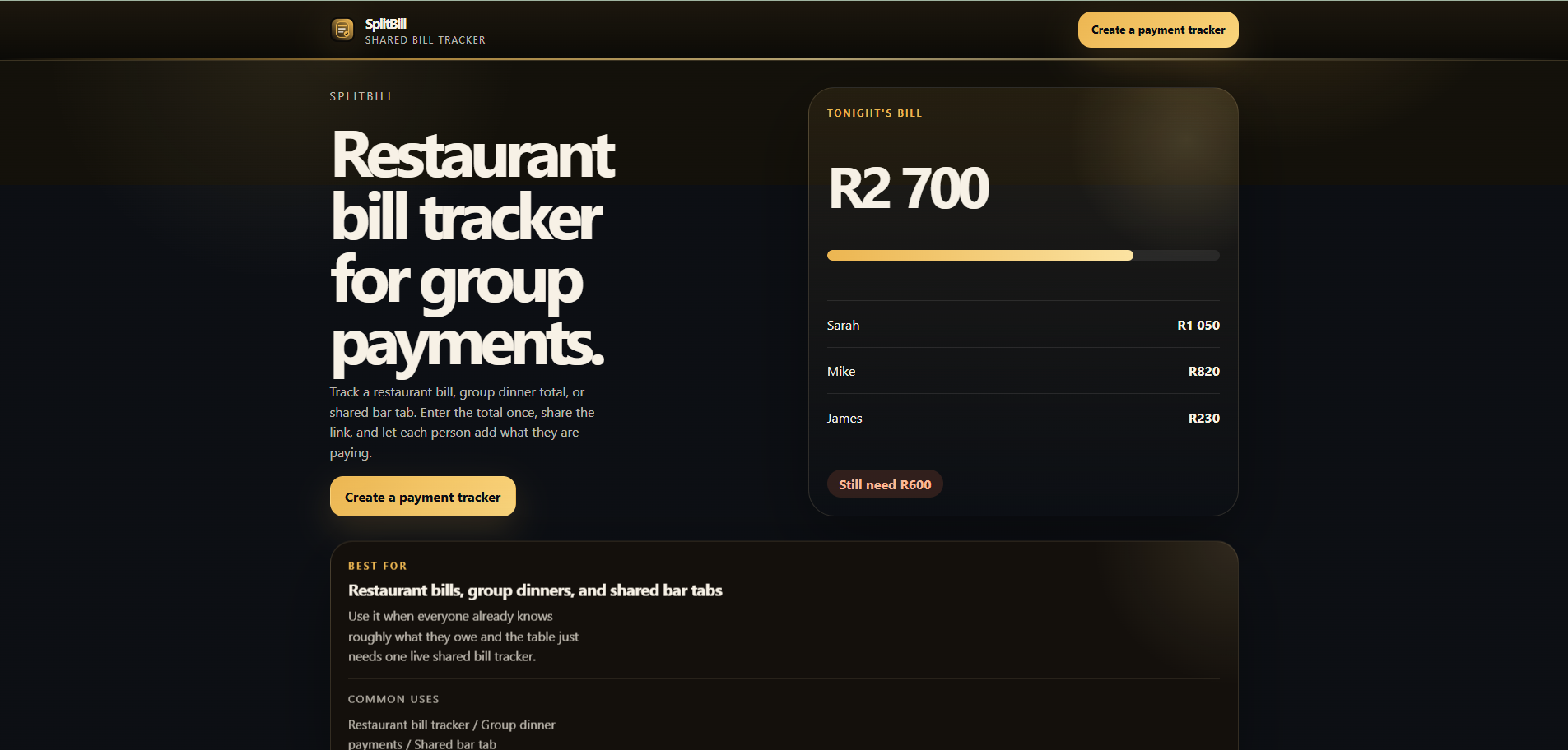 SplitBill gallery image