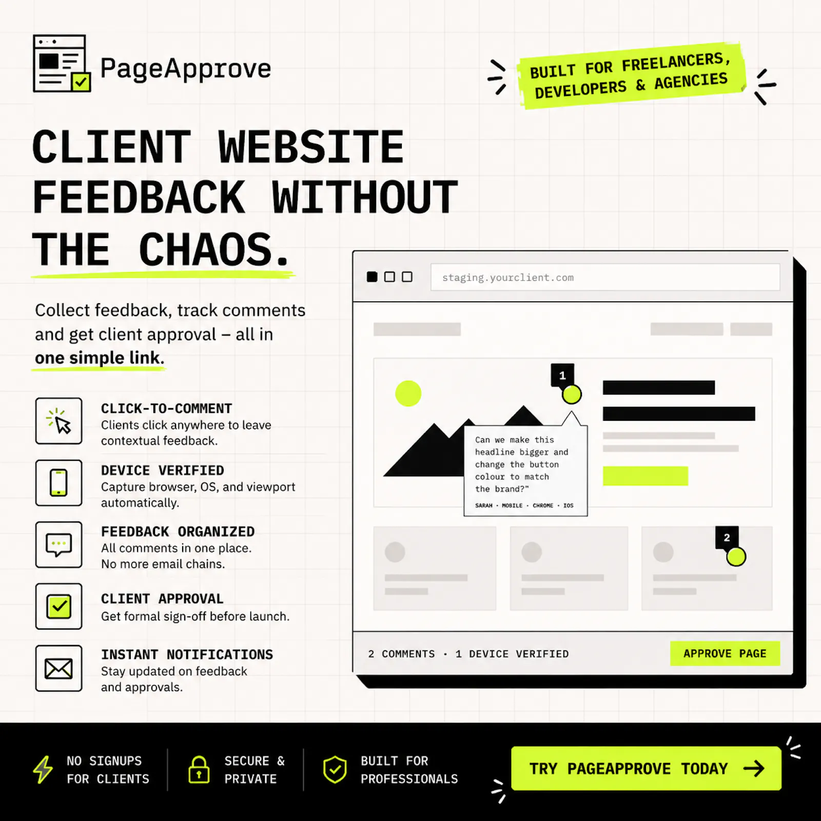PageApprove screenshot 2