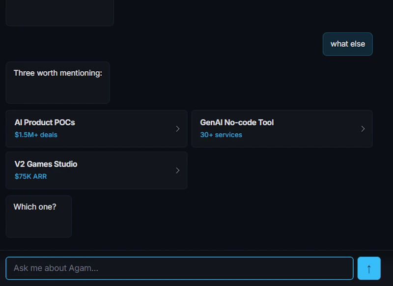 AI Resume - for the agent-to-agent web screenshot 2