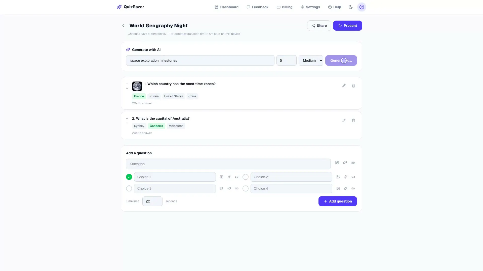 QuizRazor 截图 5
