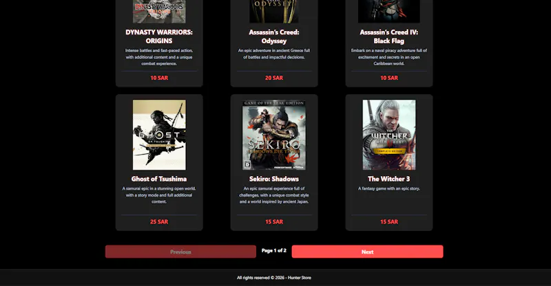 Hunter Store screenshot 2