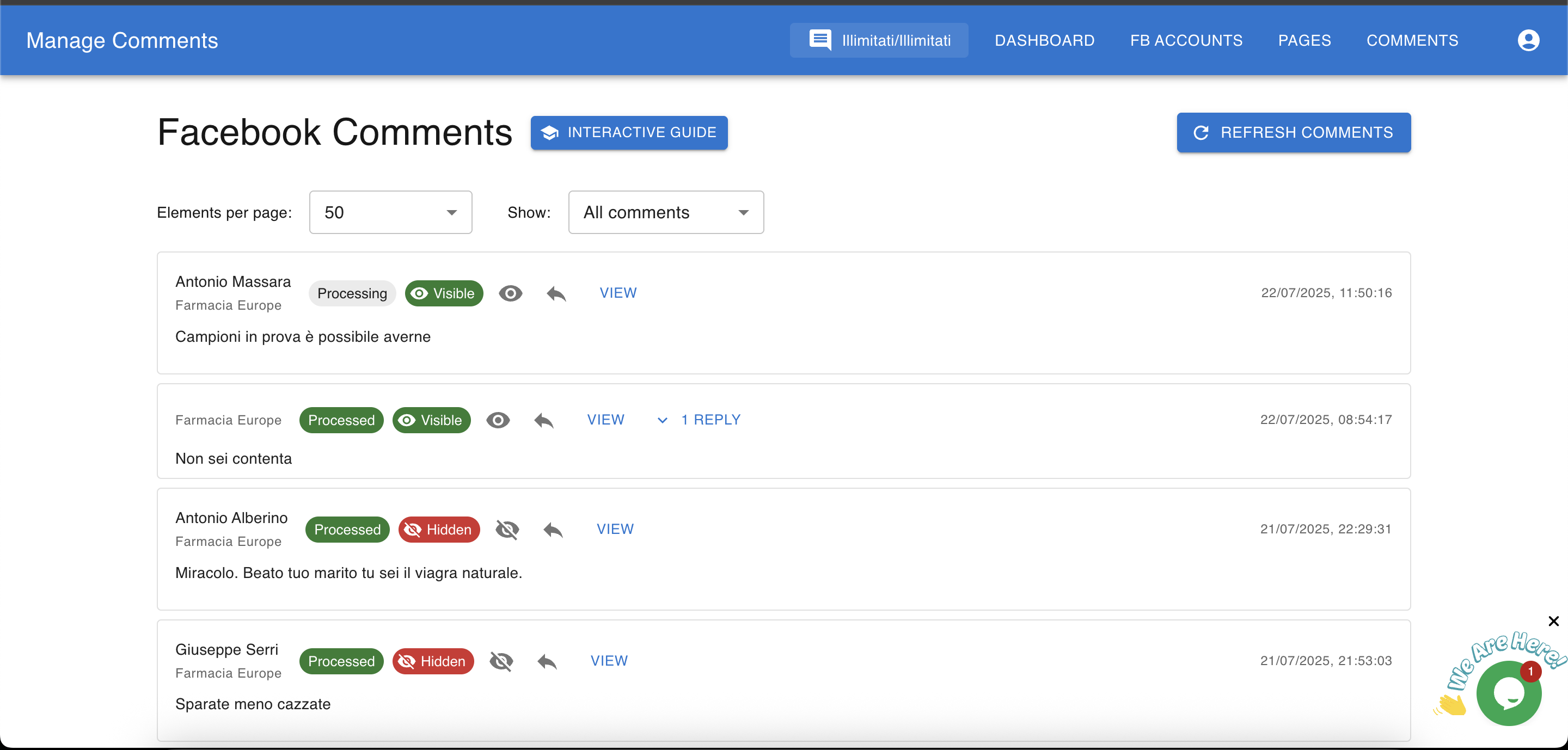 Comment MarketerAI gallery image