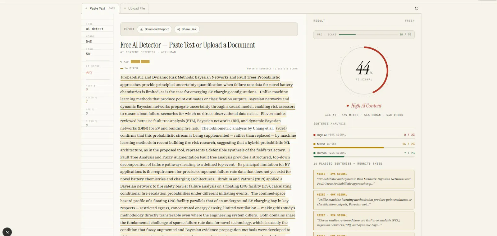 AI text Detector screenshot 2