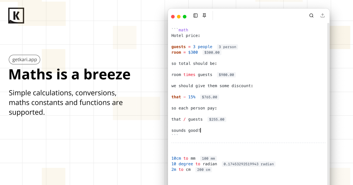 Kari - Screenshot 3 showing product features and functionality
