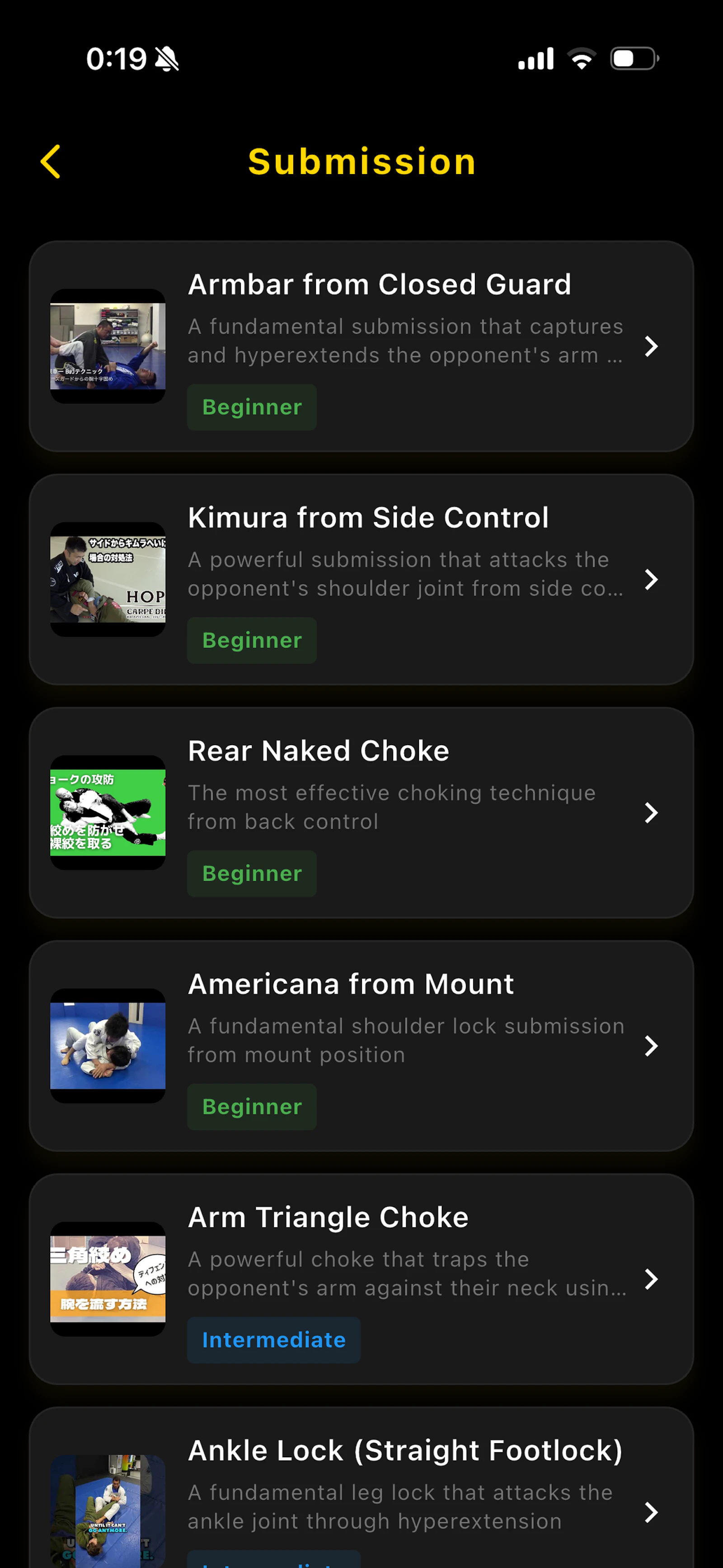 BJJ Techniques screenshot 2