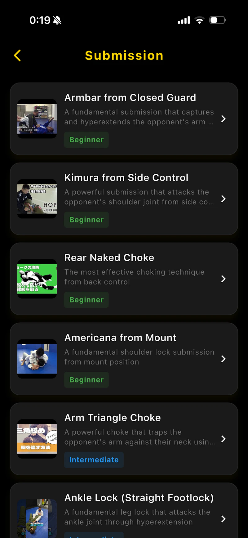 BJJ Techniques screenshot 2