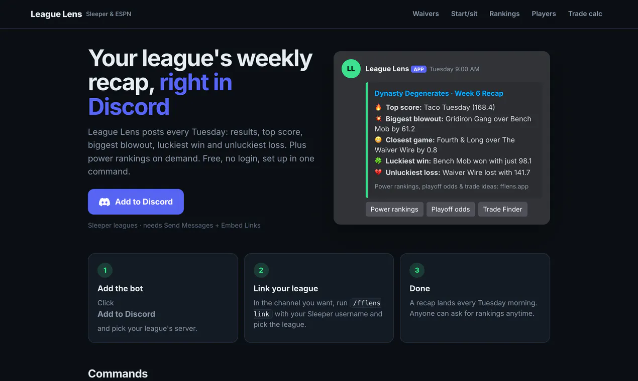 League Lens gallery image