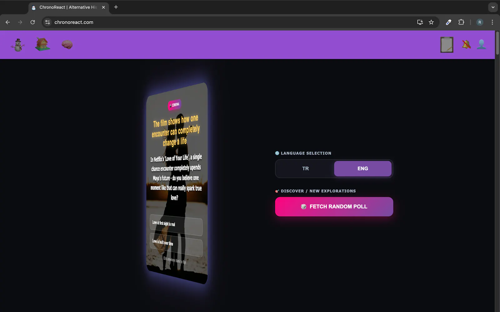 ChronoReact screenshot 1