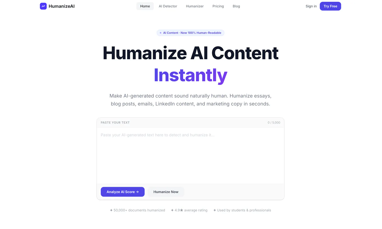 Humanizer.AI screenshot 1