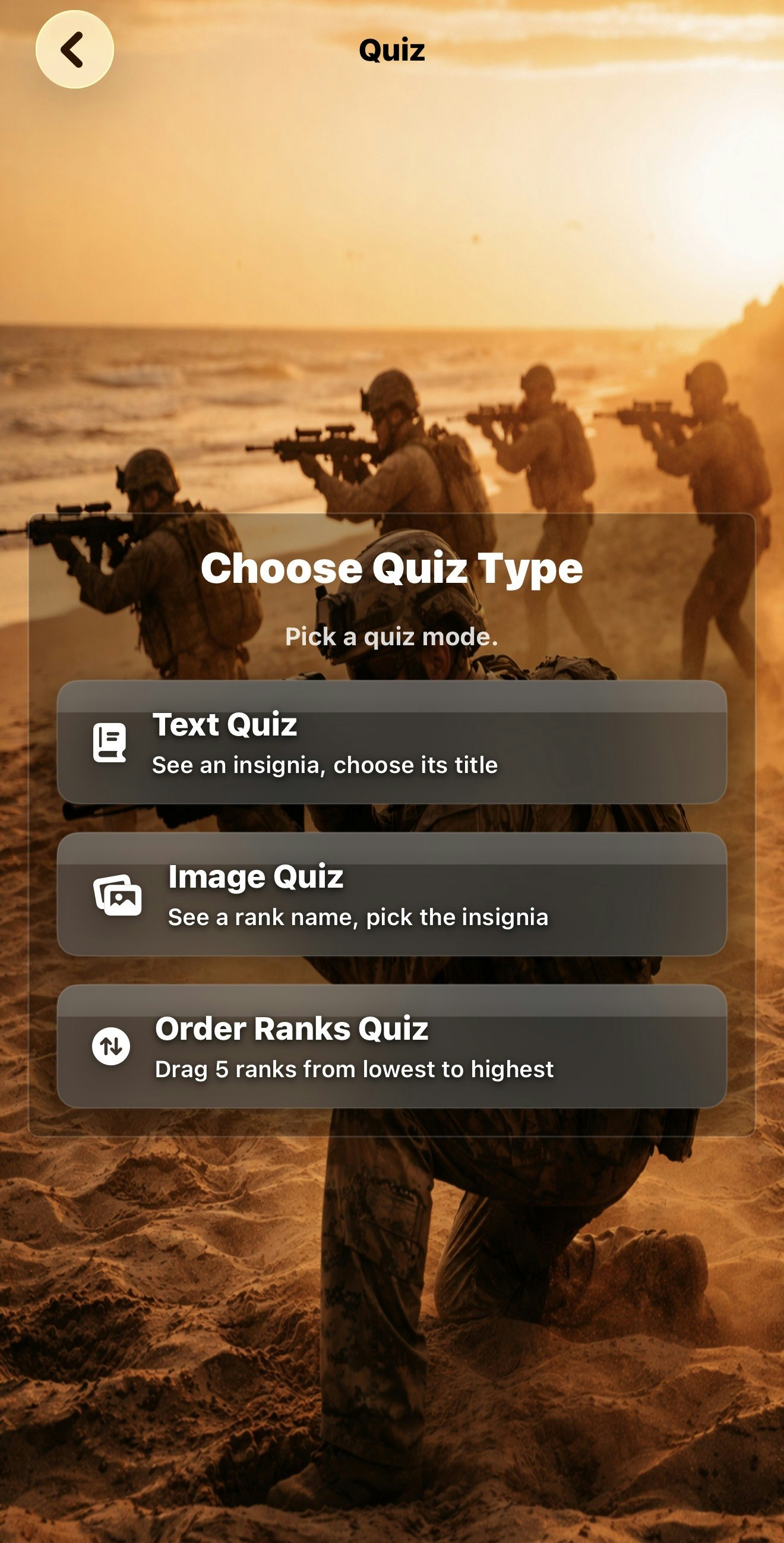 US Military Ranks Quiz gallery image