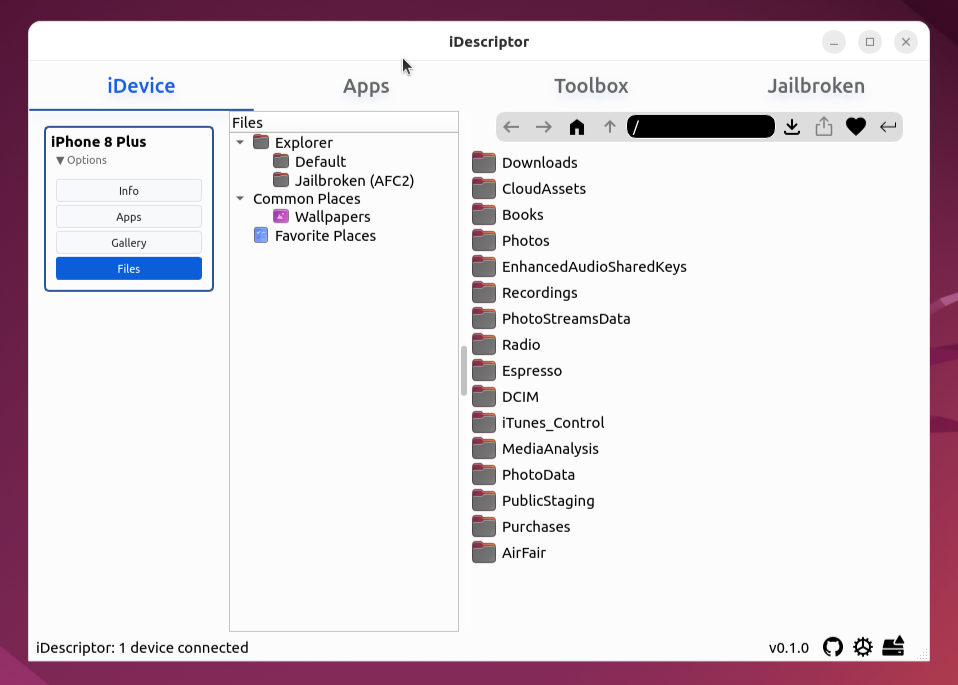 iDescriptor gallery image