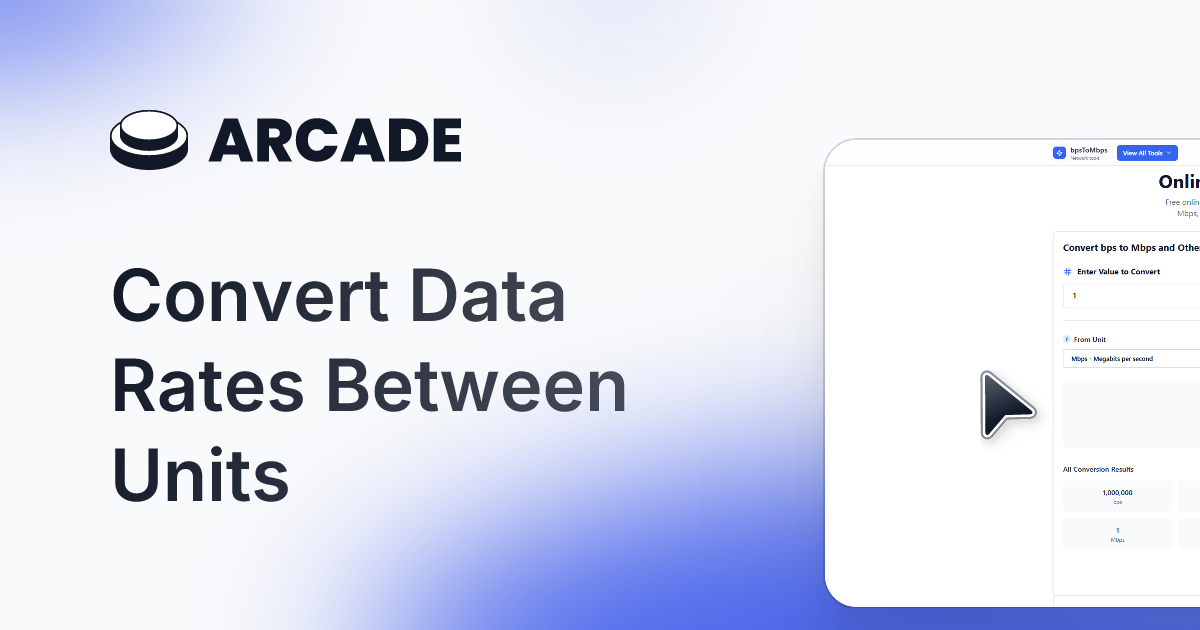 Média convertisseur BPS à MBPS - Calculatrice de bande passante en ligne gratuite 1