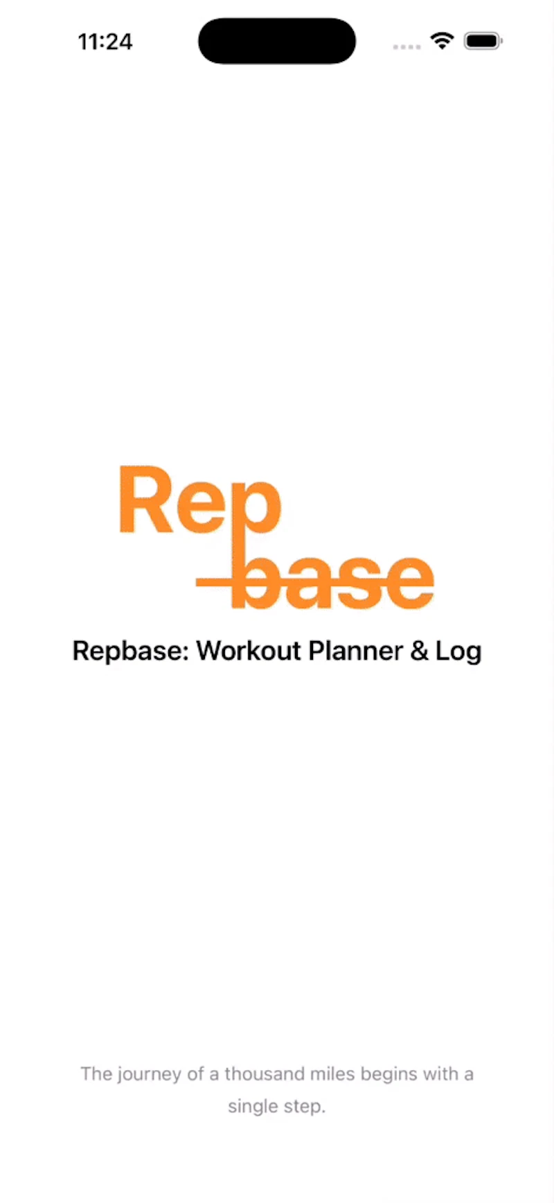 Repbase: Workout Log & Lifting screenshot 1 (video preview)