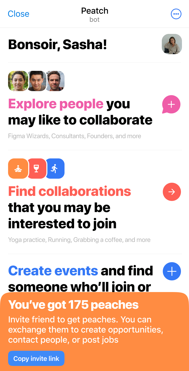 Application de peatch media 2