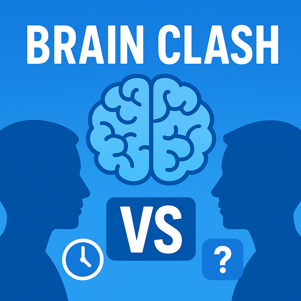 Média Brain Clash - Fast quiz battles. One device. Two players 1