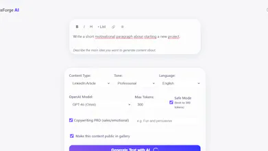 WriteForge AI gallery image