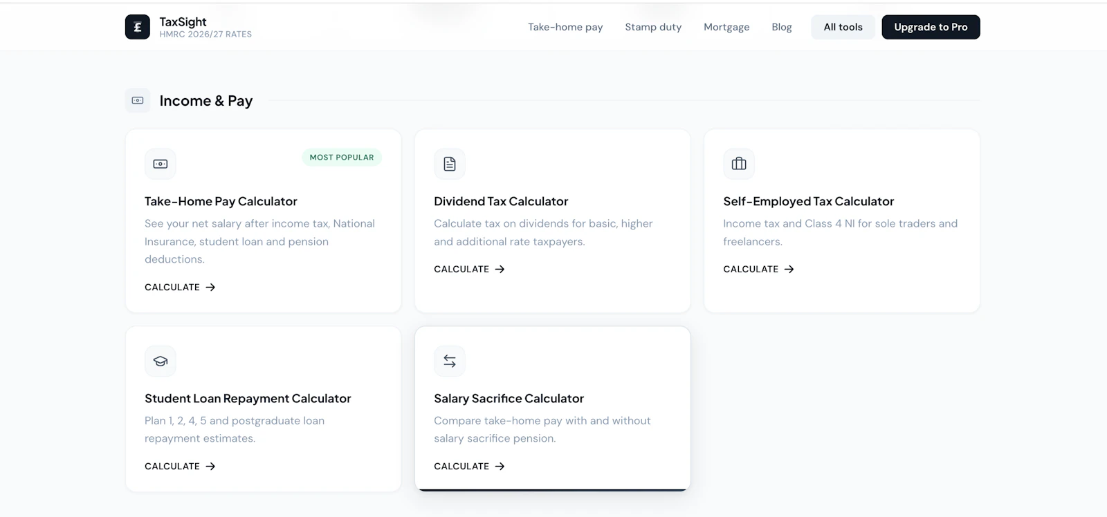 TaxSight screenshot 1