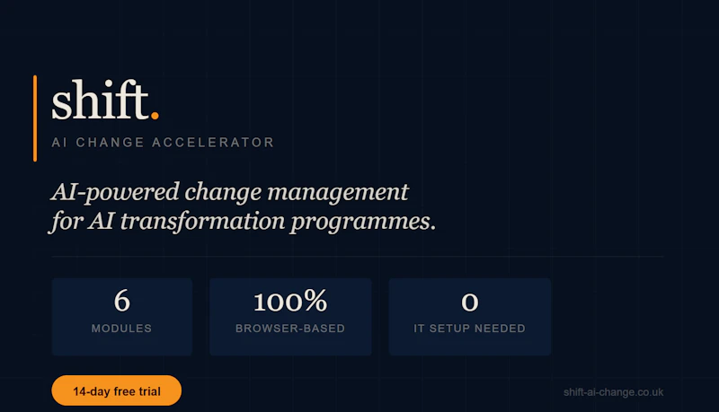 Shift — AI Change Accelerator screenshot 1