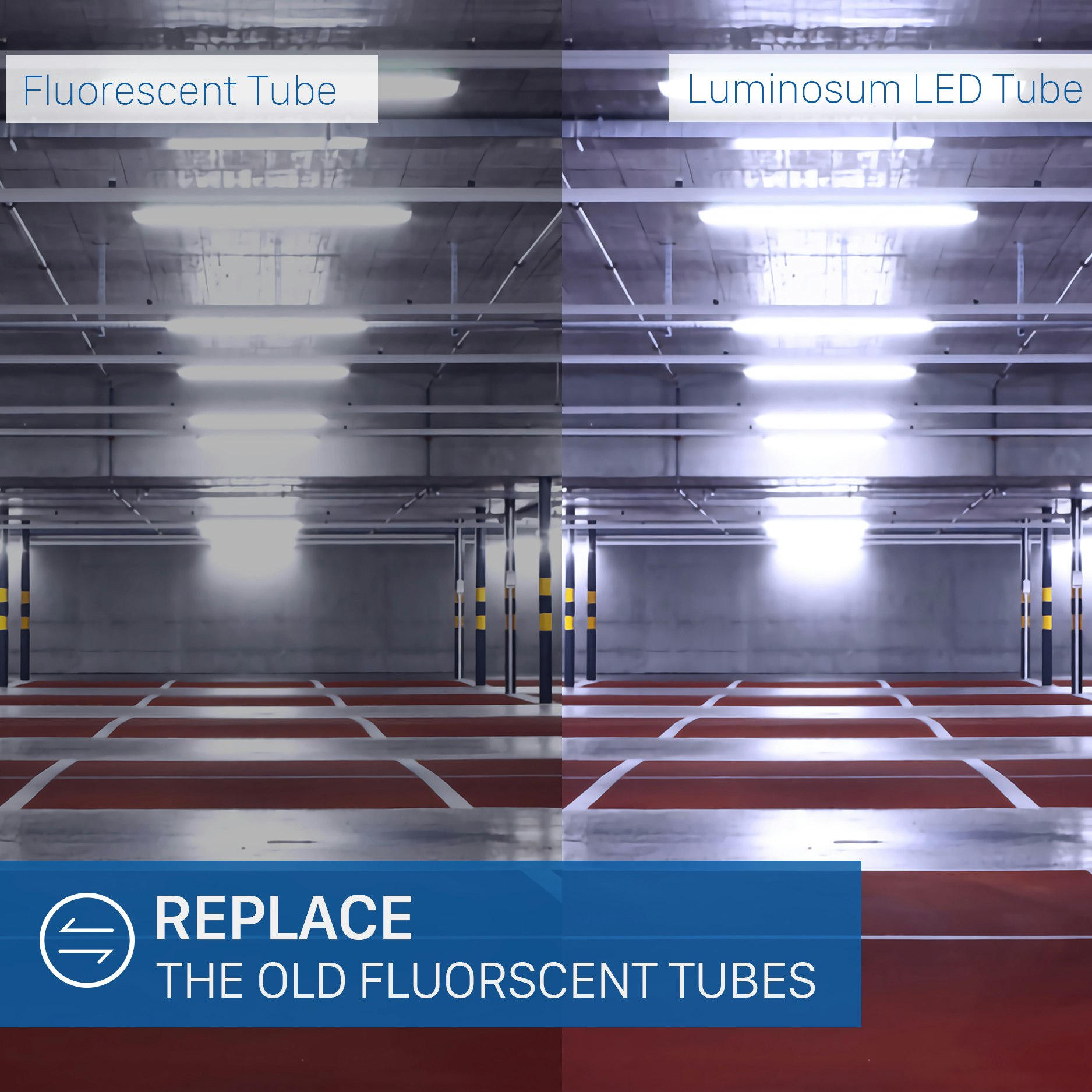 8 Ft LED Tube Lights 20-Pack gallery image