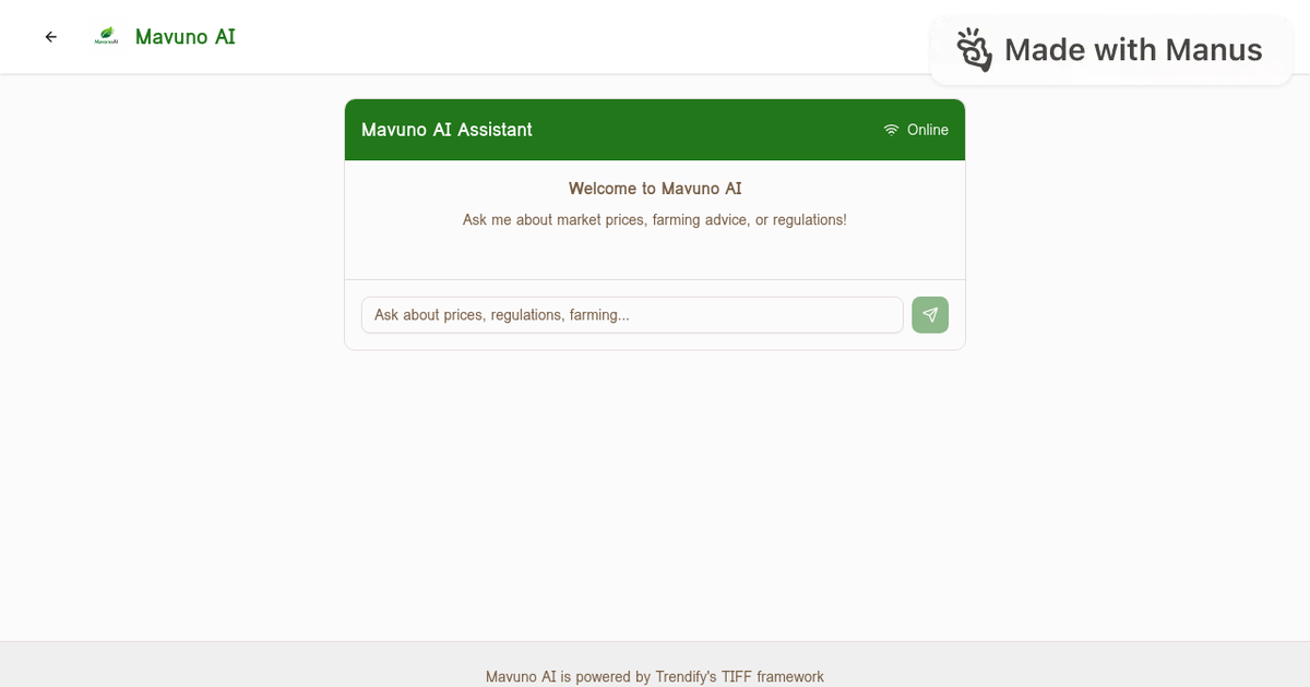 Mavuno ai gallery image