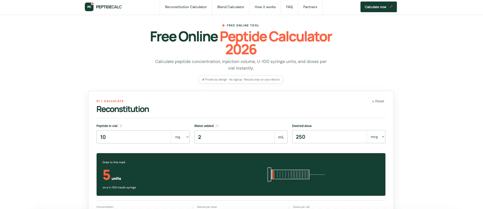 PeptideCalc gallery image