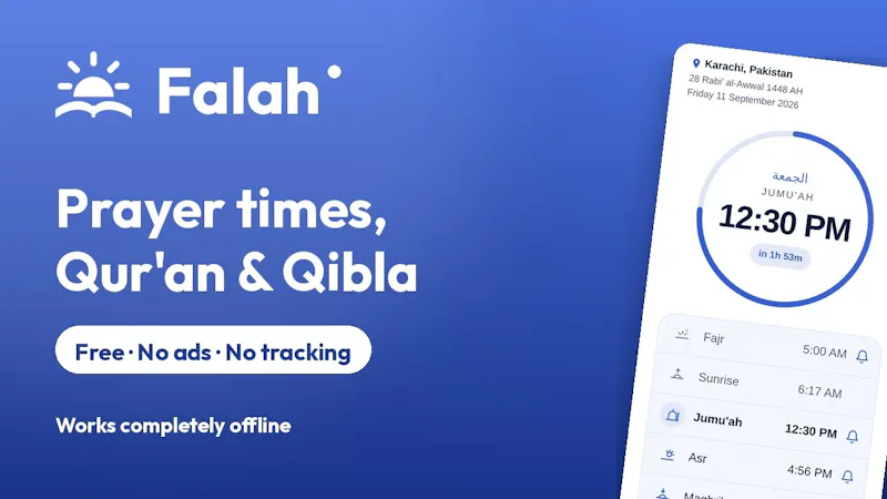 Falah - Islamic Companion screenshot 1 (video preview)