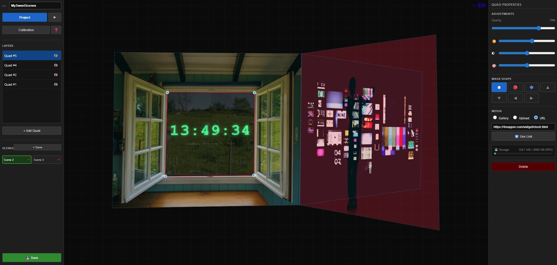 4mapper - Web-Based Projection Mapping gallery image