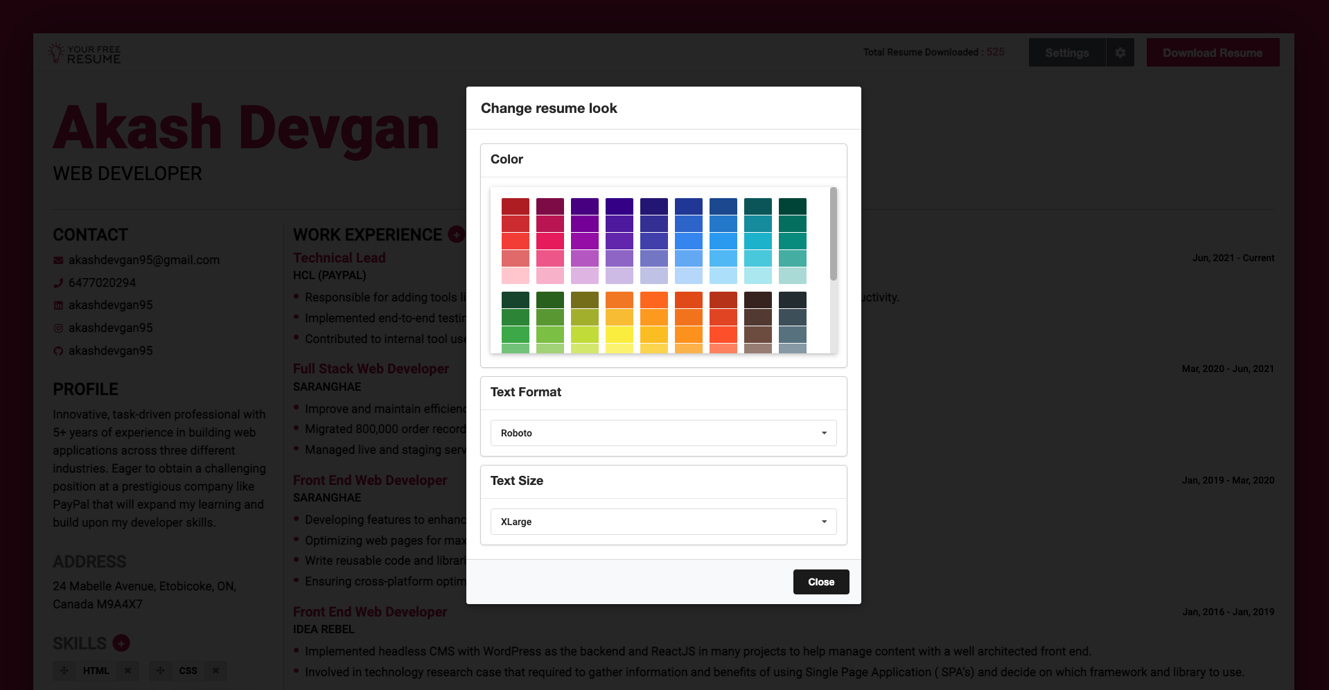 Your Free Resume gallery image