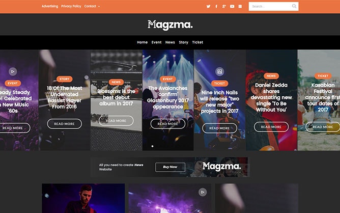 Magzma – Free WordPress Magazine Theme gallery image