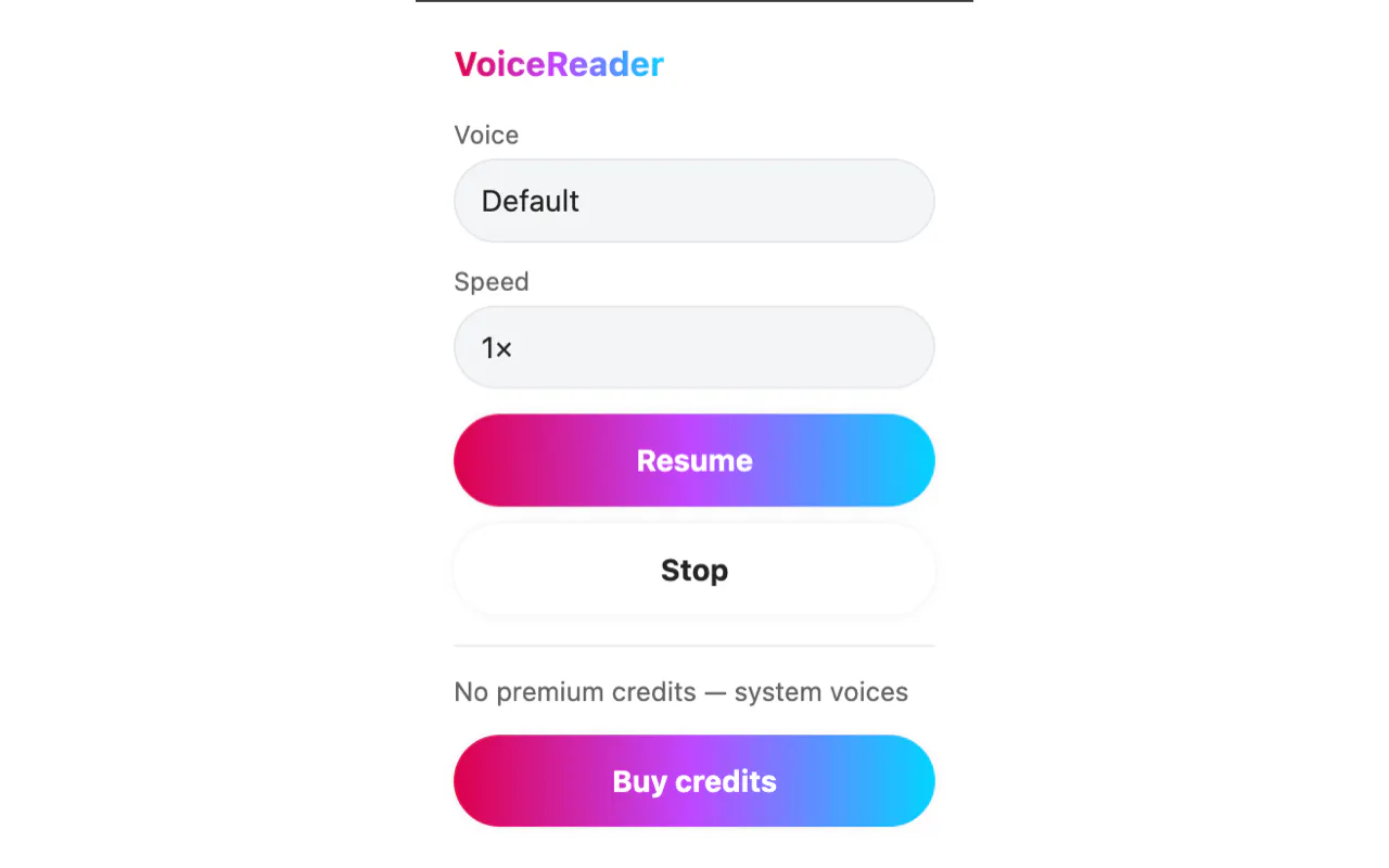 VoiceReader gallery image