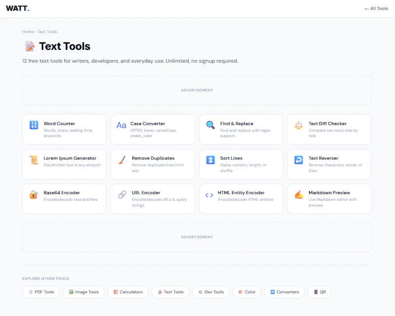 We Have All The Tools: Free Online Tools screenshot 5