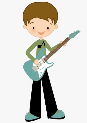 Poll option playing the guitar image