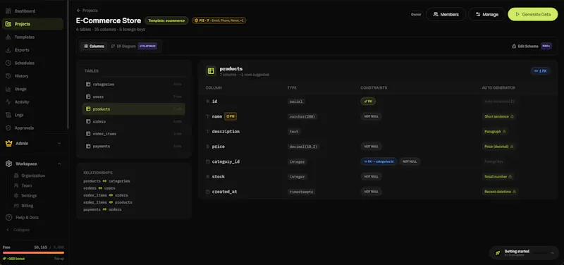 SeedQL screenshot 3
