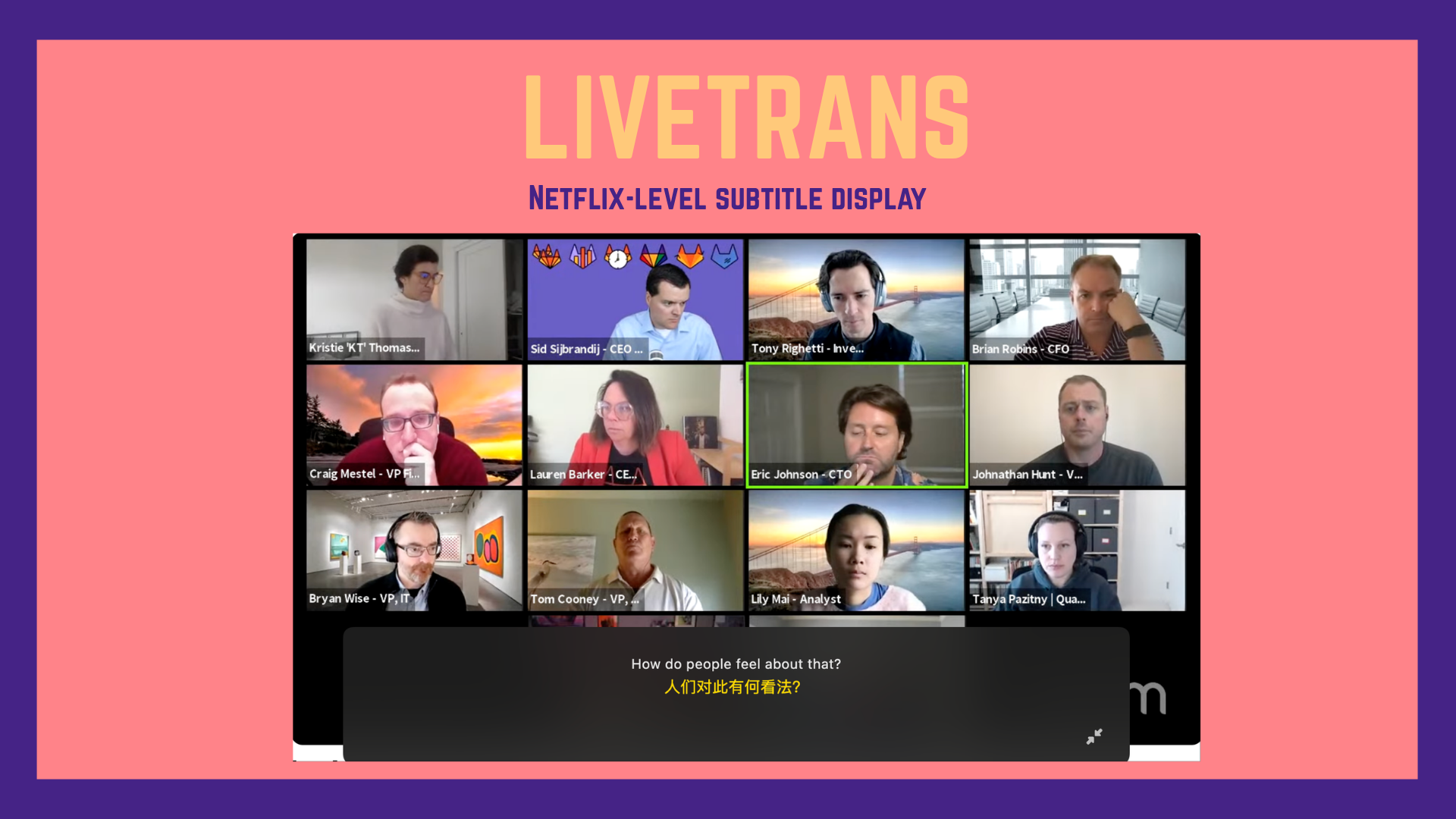 LiveTrans gallery image