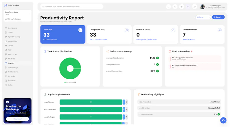 BuildTracker screenshot 3