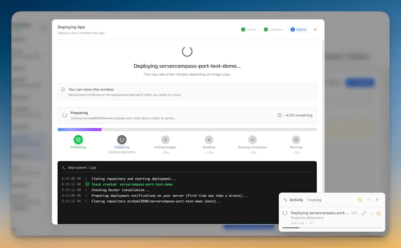 Server Compass 1.42 - Vercel UX + AI MCP screenshot 8