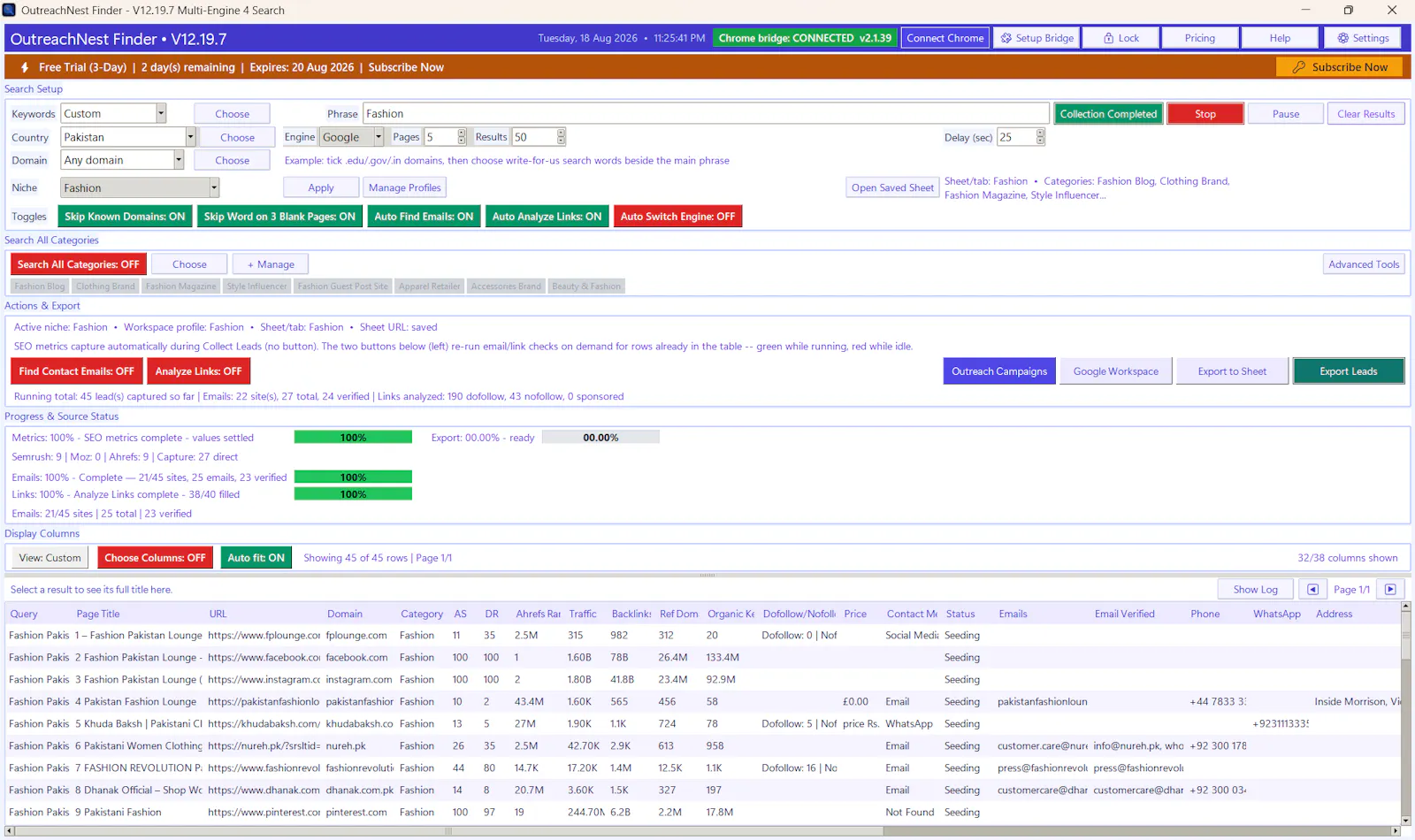 OutreachNest Finder screenshot 1