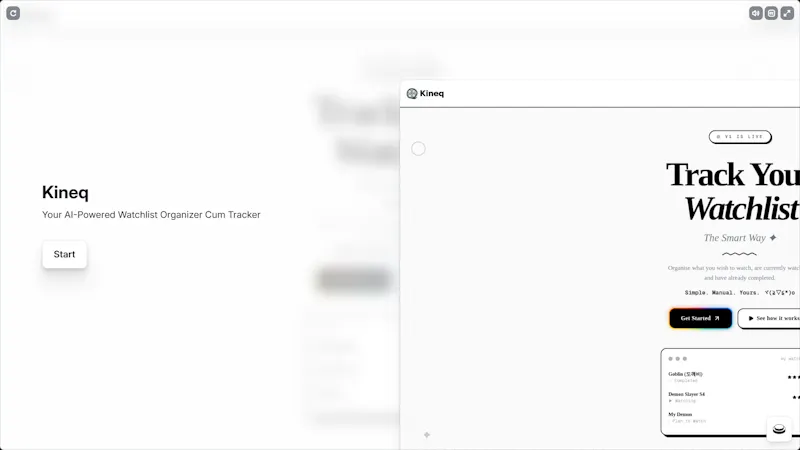 Kineq screenshot 2