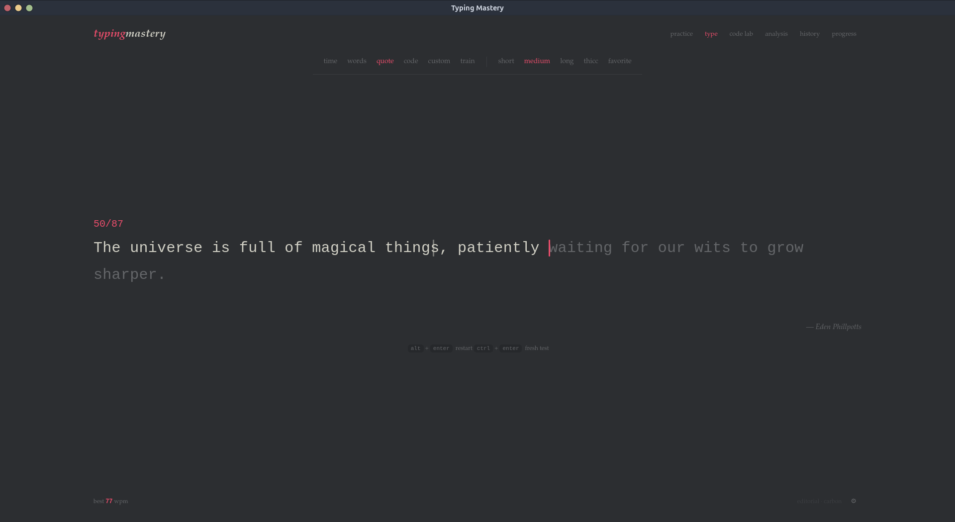 Typing Mastery gallery image