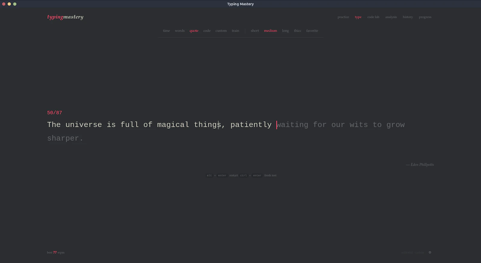 Typing Mastery screenshot 6