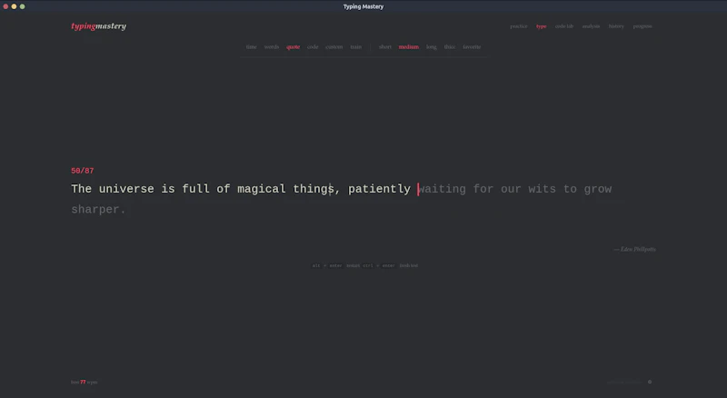 Typing Mastery screenshot 6