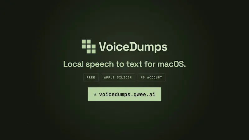 VoiceDumps screenshot 1 (video preview)
