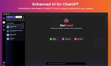 GenExpert - Eleve suas interações com chatbots com modelos GPT personalizados, sugestões dinâmicas e preenchimento automático de documentos alimentados por IA para criação de conteúdo perfeita.