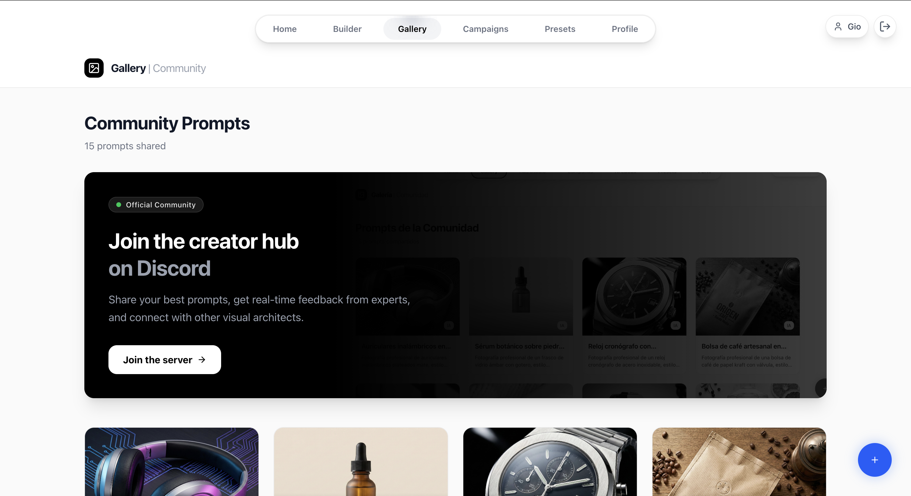 Prompt Gallery gallery image