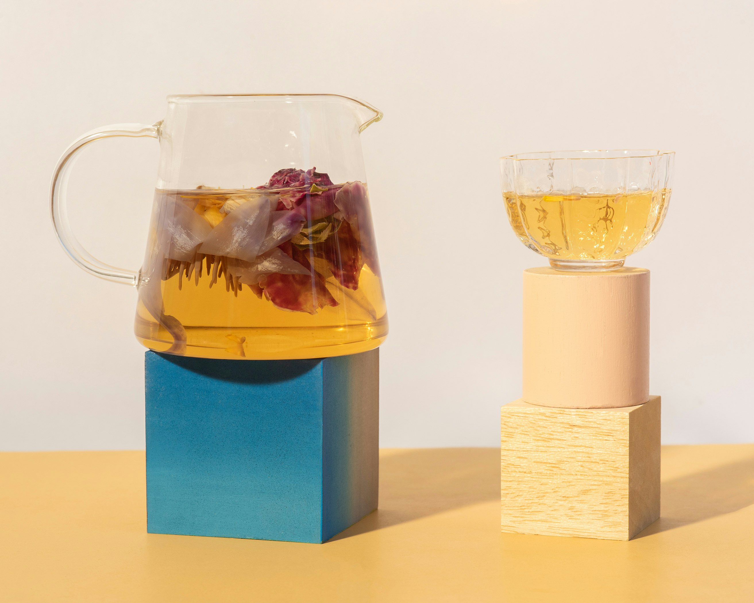 Organic whole flower teas