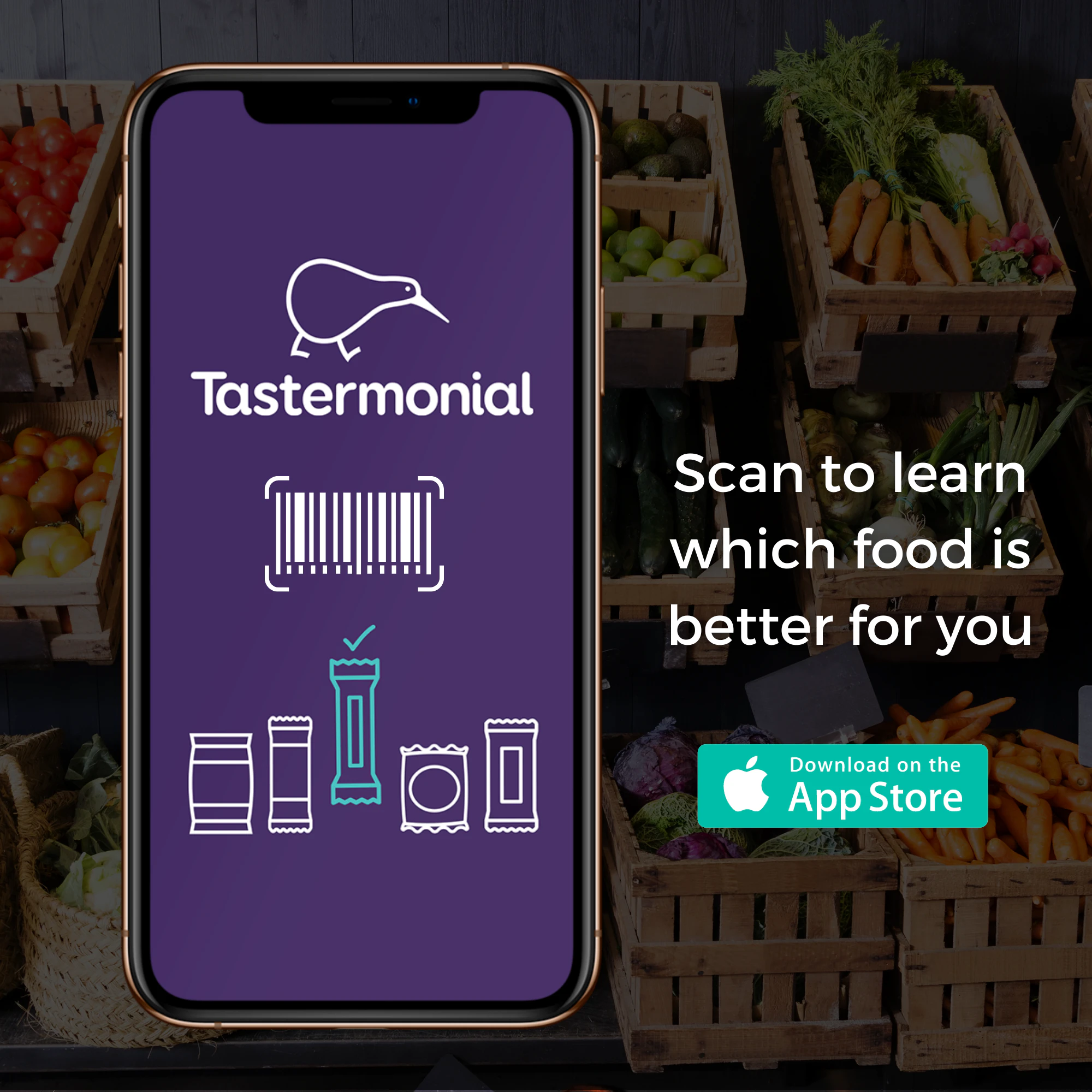 Tastermonial iPhone app