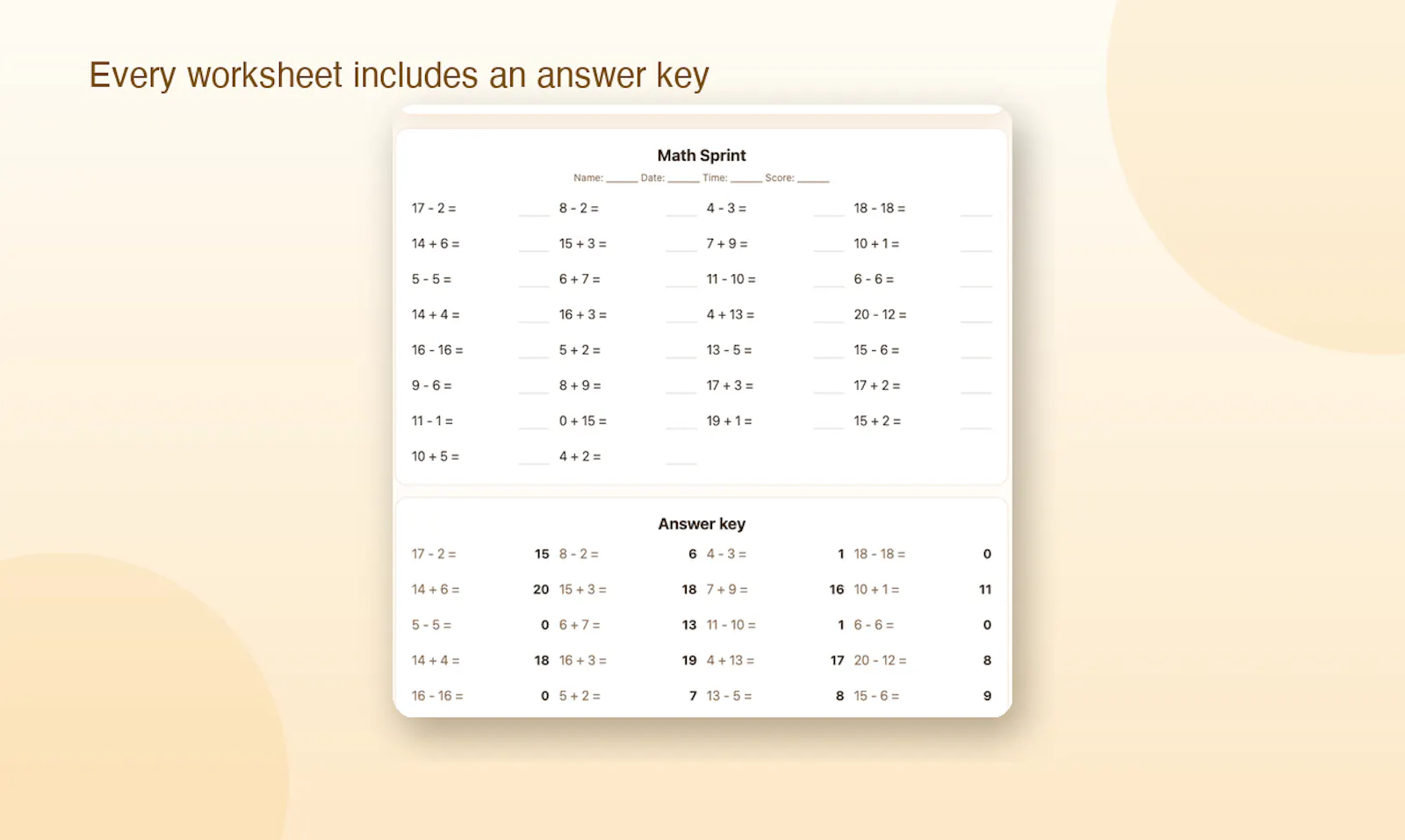 Math Sprint screenshot 3