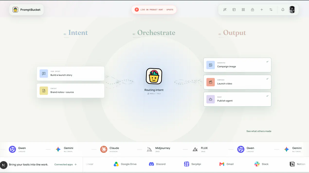 PromptBucket product