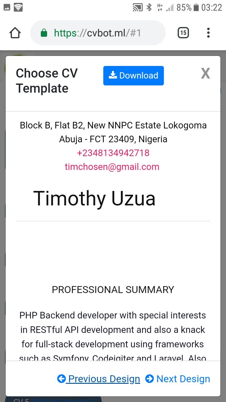 CV Bot gallery image